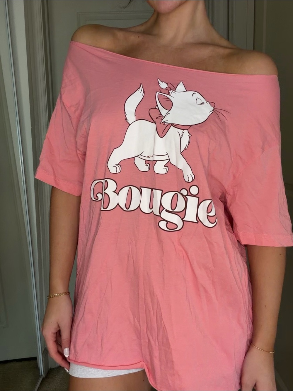 Pink Disney Marie Aristocats Tee